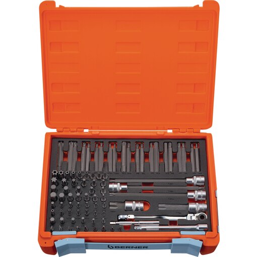 BIT SET XZN-TORX-RIBE 83PCS